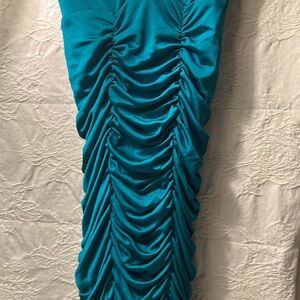 Women’s 2000s Alexia Admor mini club/party dress.  Teal, Xs